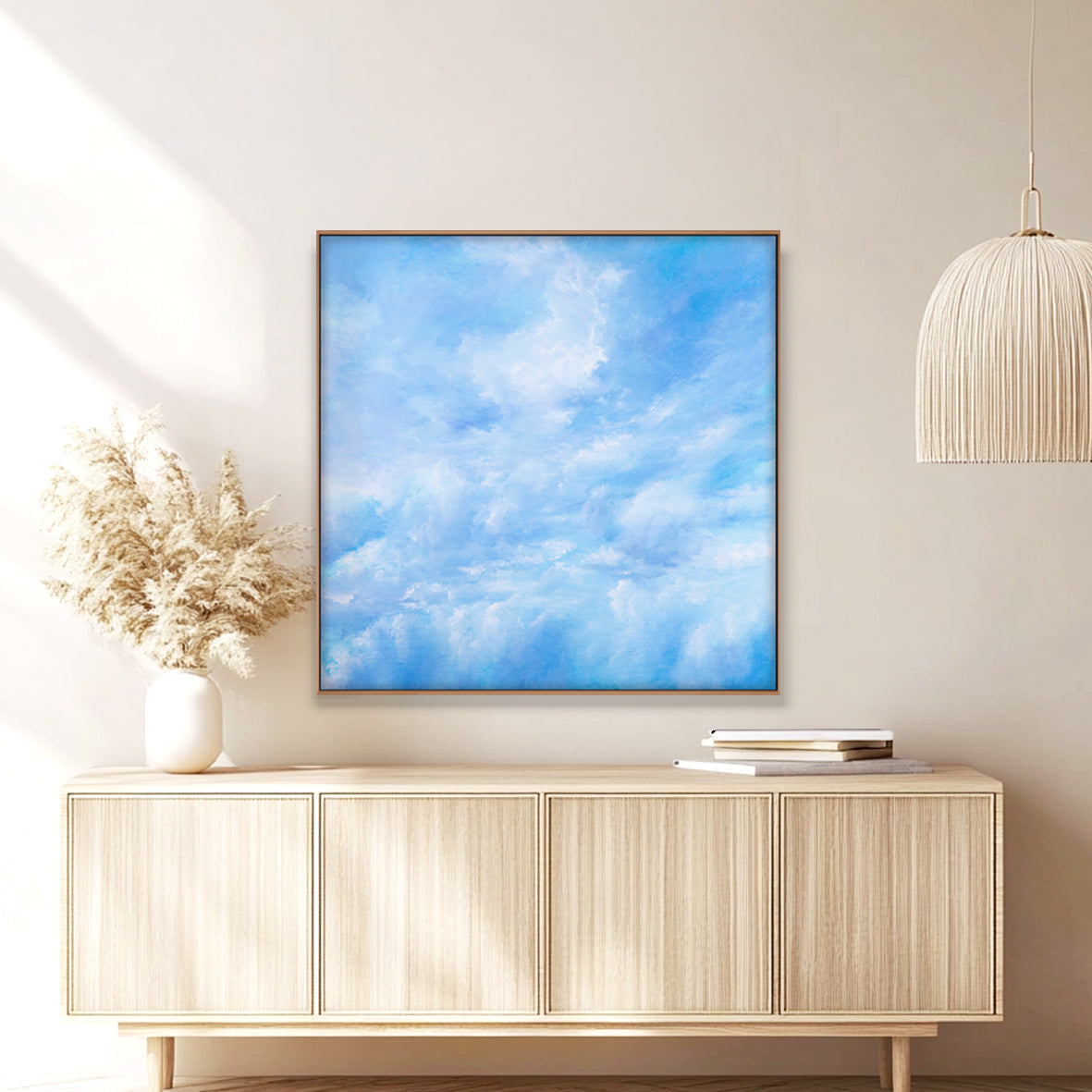Azure - Harmony in Blue, 2022 (Original Oil Painting)