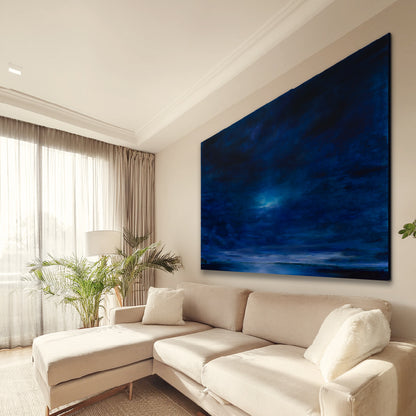 Mystical Moonlight Skies, 2022 (Original Oil Painting)