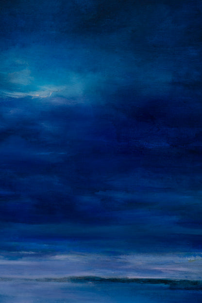 Mystical Moonlight Skies, 2022 (Original Oil Painting)